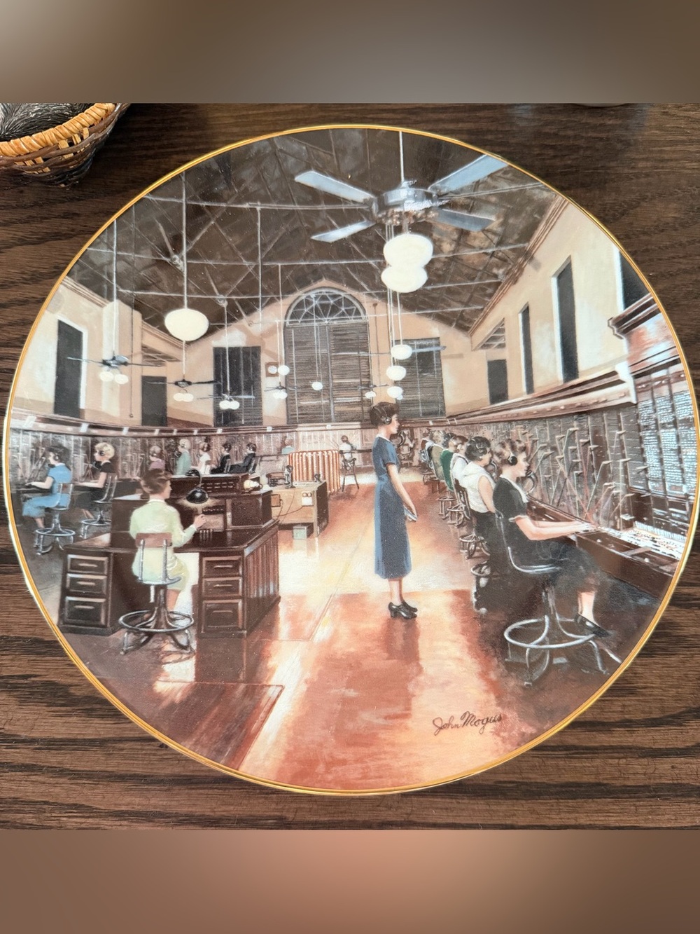 Numbered “The Night Of The Cutover” Decorative Collector Plate